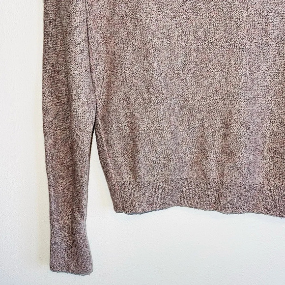 Abercrombie & Fitch Light Pink Marled Mock Neck Pullover Sweater Small Women’s - Picture 4 of 10